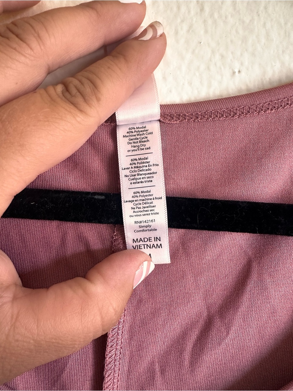 LuLaRoe Perfect tee - Mauve Pink - Medium - Picture 5 of 6
